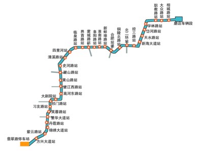 合肥地铁3号线10站点封顶 预计2018年6月实现洞通